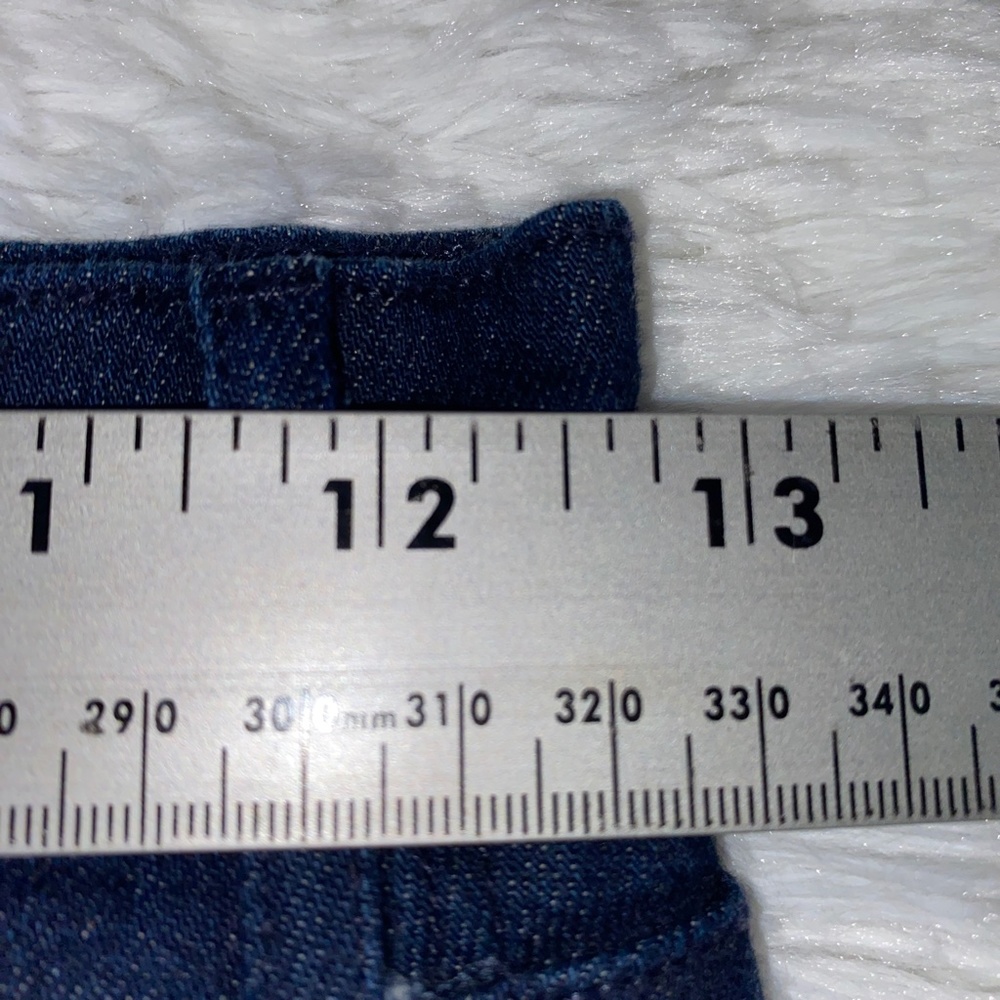 NWOT MCGUIRE dark wash flared denim jeans - Picture 4 of 7